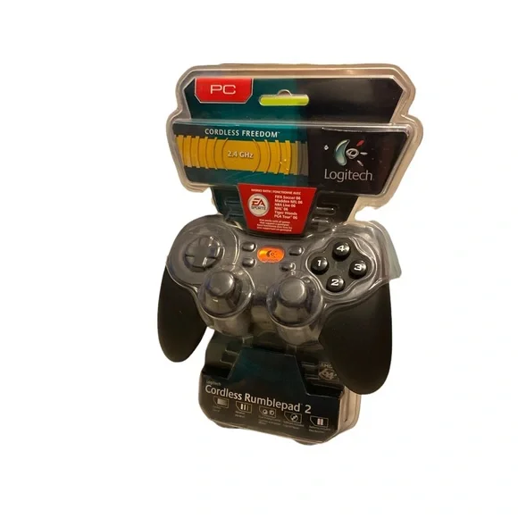 Logitech Video Games Consoles Logitech Cordless Rumblepad